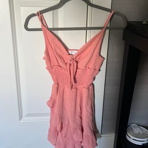 Coral Pink romper